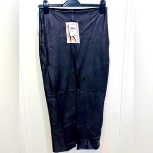 NWT Naked Wardrobe faux leather skirt